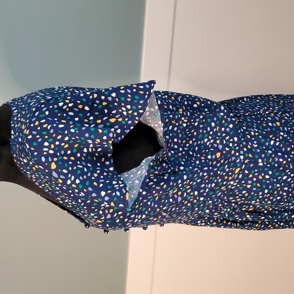 Banana Republic Navy V Neck Dress S - Picture 5 of 13